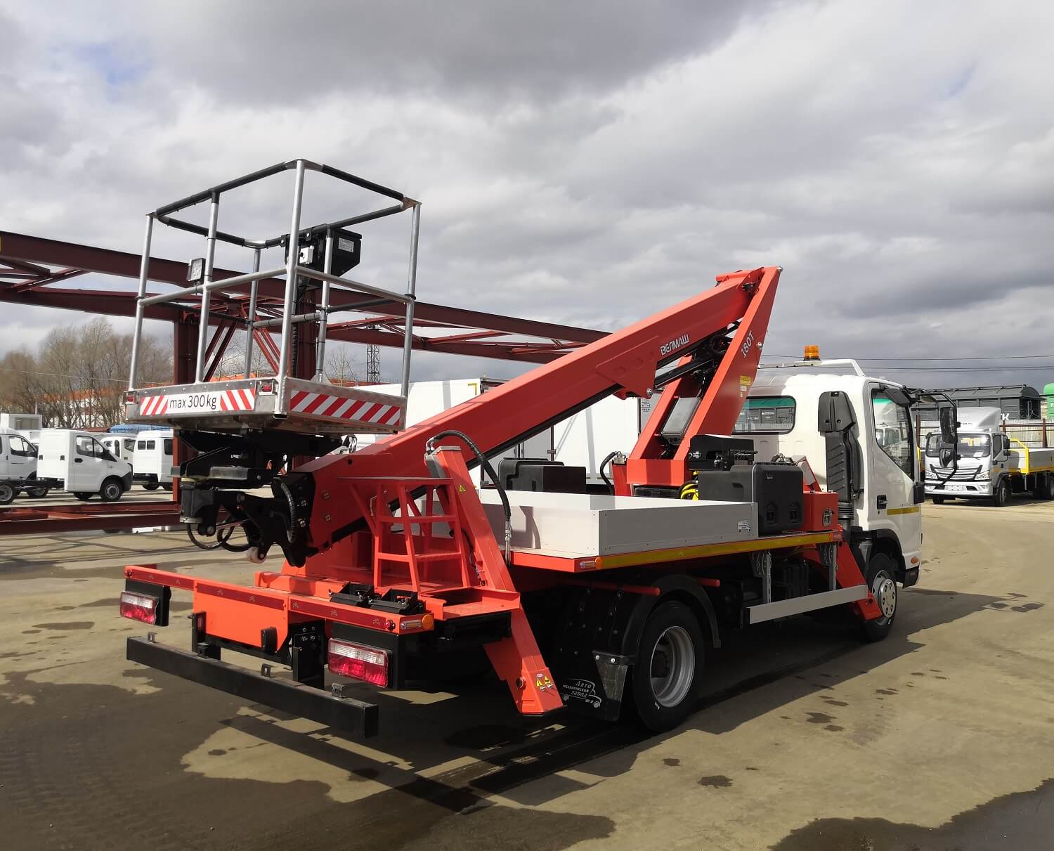 Автовышка ВА180T на шасси КАМАЗ 43089 КОМПАС 9