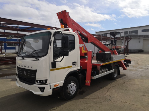 Автовышка ВА180T на шасси КАМАЗ 43089 КОМПАС 9